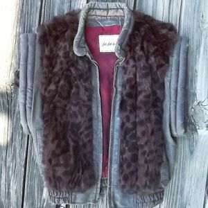 Funky Saks 5th AV Fur Vest